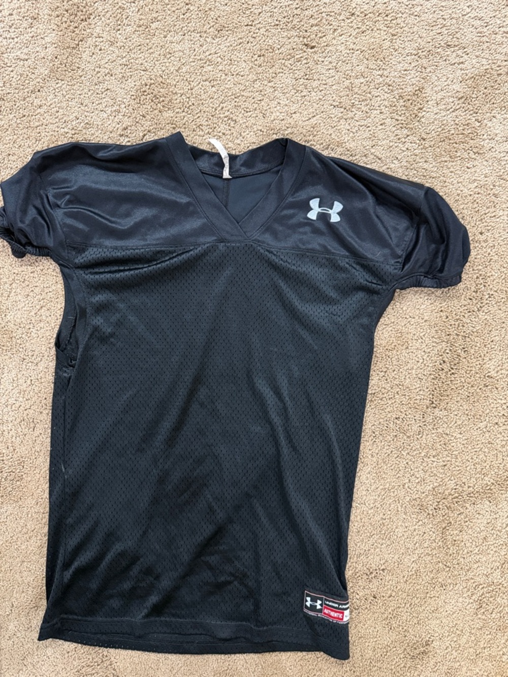 Under Armour Black Performance Mesh V-Neck Jersey